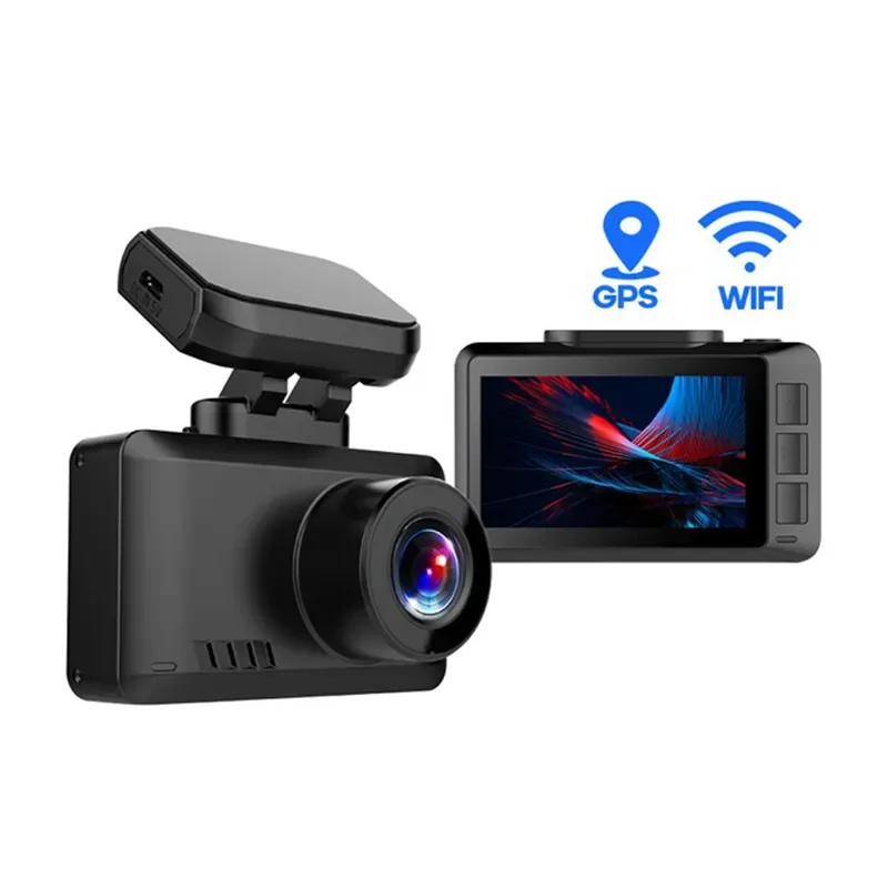 4K Dual Car Video Recorder with WIFI GPS 170 wide angle Car camera Front 4k Rear 1080P magnetic bracket Dash cam with Dual lens