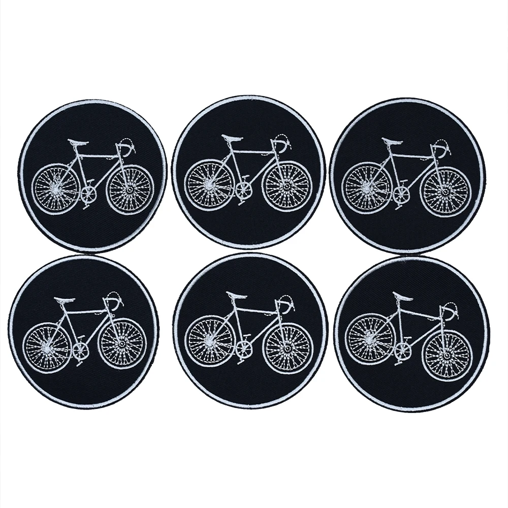 mc1931 Per 10/pcs Bicicletta BMX Mountain Road Bike Suit Giacca Tshirt Patch Ferro su Applique Ricamato Segno Regalo 3 POLLICI Distintivi