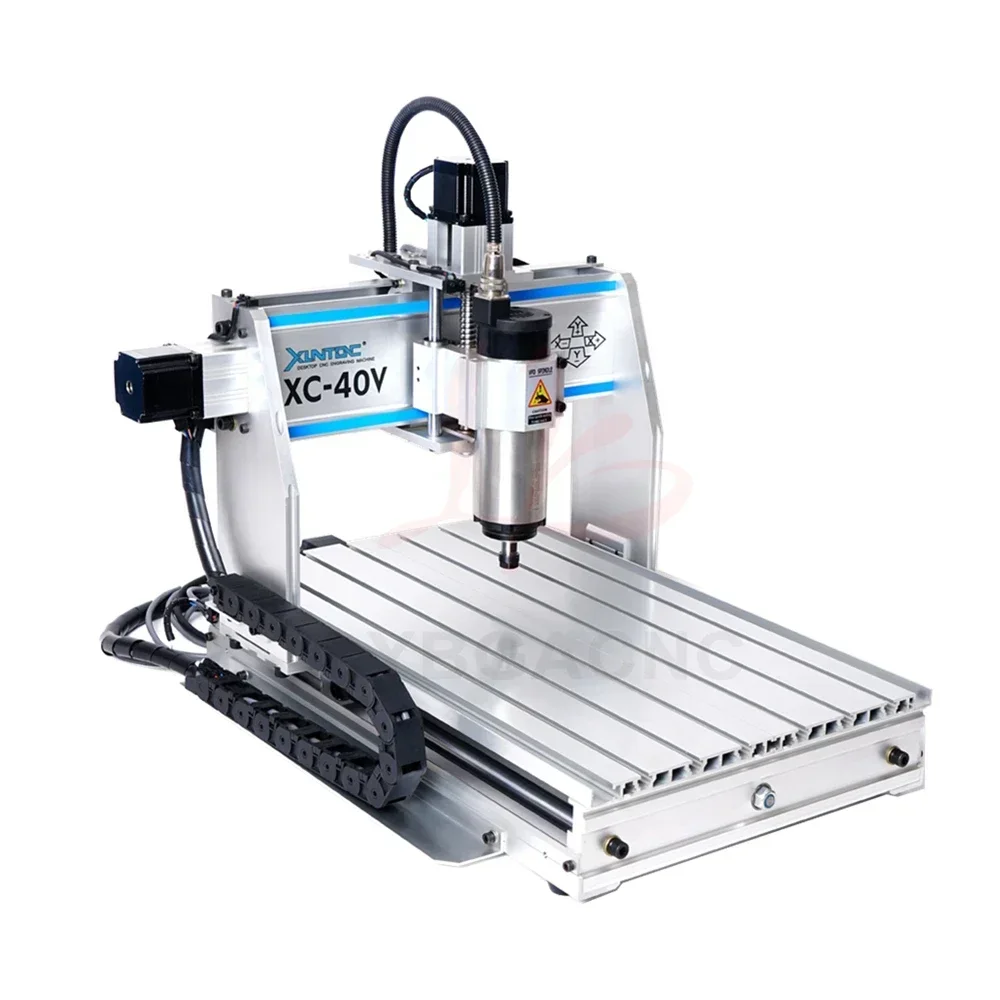 LYBGACNC XC-40V 조각기 3축 금속 목공 PCB 밀링 드릴링 800W 스핀들 USB 포트 전용 220V