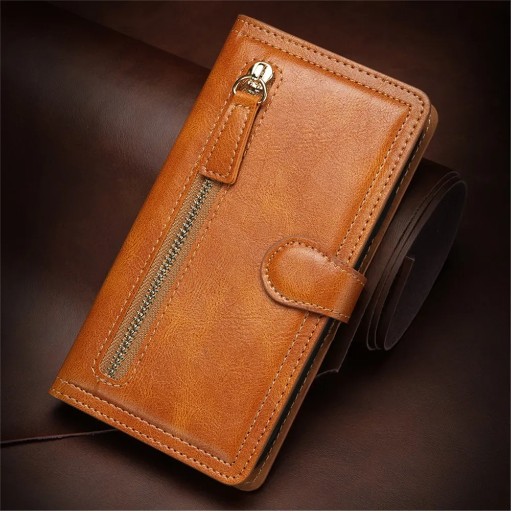 Leather Case with Card Slot for Samsung Galaxy A12, Wallet Flip Cover for Samsung A125F, A125