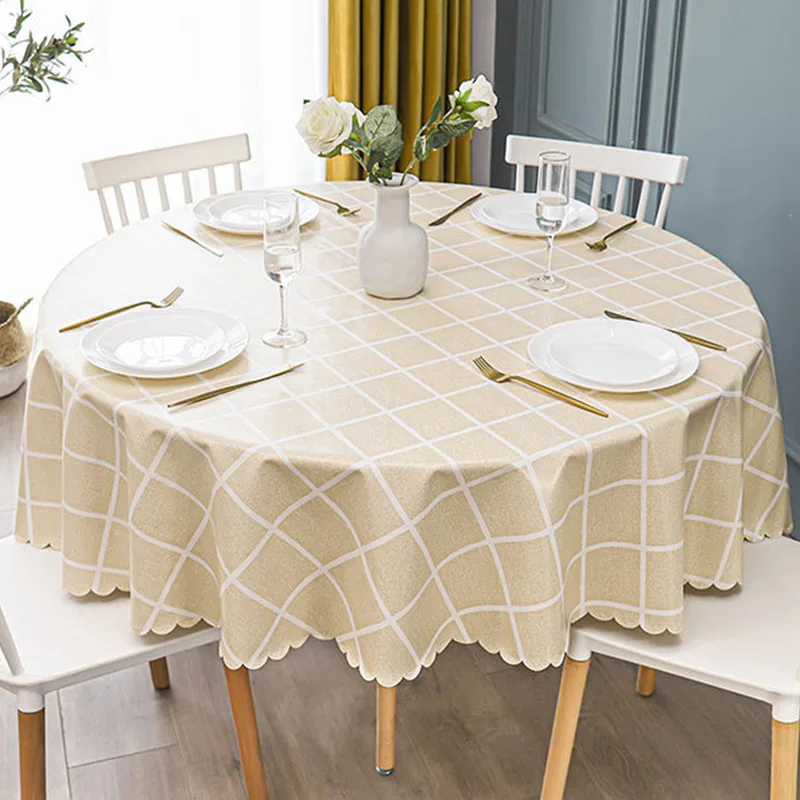 

Fashion Ablecloth Anti -polluting Oil -proof Washing Cubes Round Table Cloth Cushion 20NKTX0101