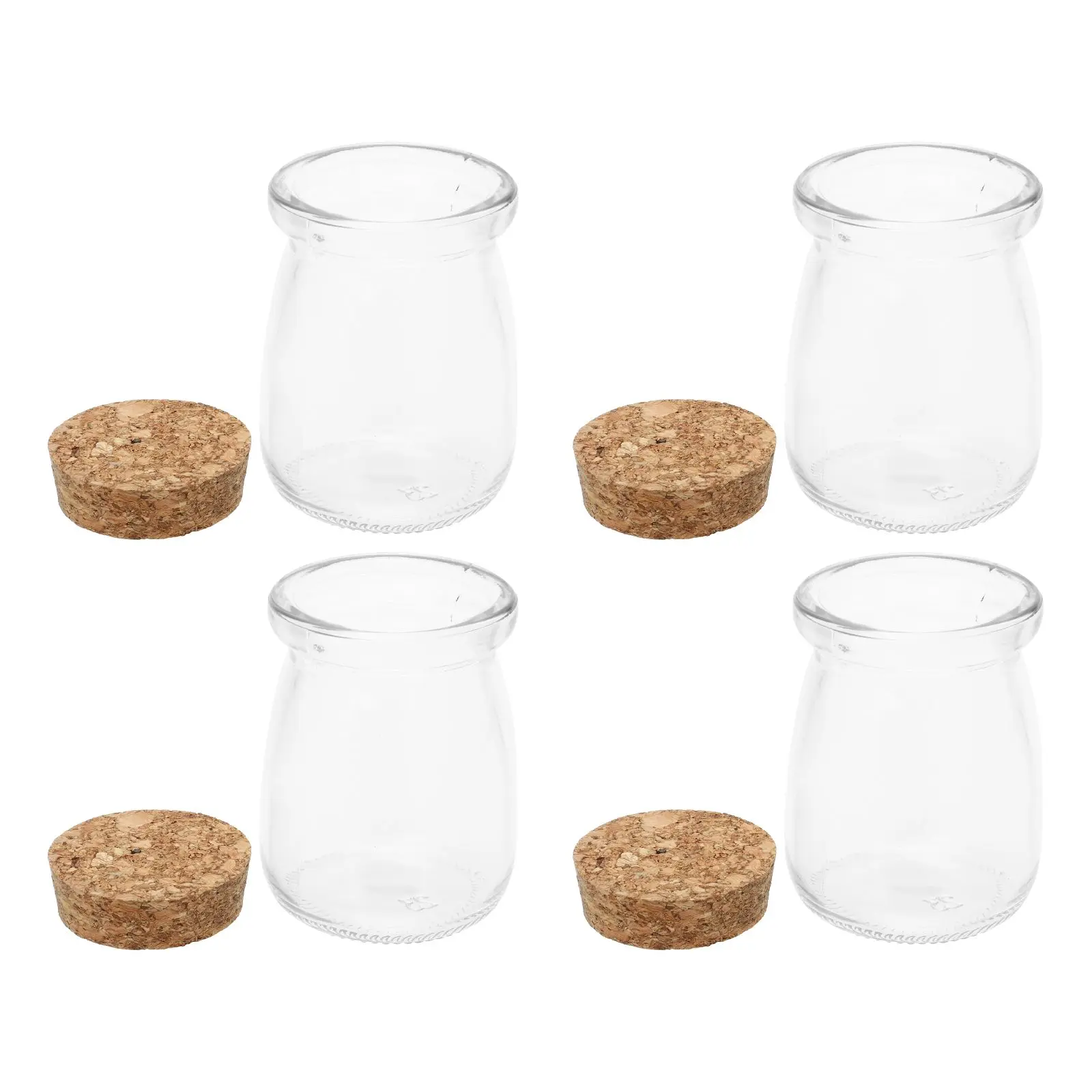 

12 Pcs Pudding Bottle Baby Portable Coffee Mug Water Bottles Wooden Cover Holder