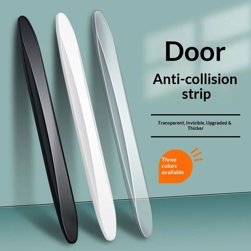6Pcs Car Door Anti‑Collision Strip, Rearview Mirror Guard, Silicone Anti‑Scratch Protector, Auto Anti‑Scuff Car Accessories