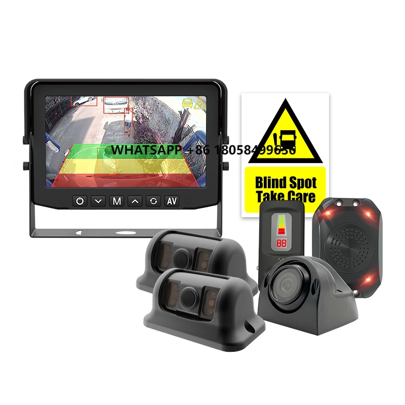 

DVS 2024 London PSS Progressive Safe System Blind Spot AI Pedestrian Detection HGV Backup Reverse Camra for Heavy Duty Truck