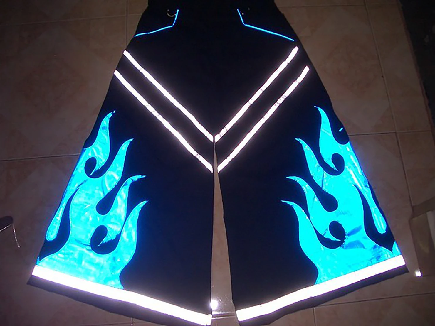 

RAVE GEAR Shuffle Pants Ghost Step Dancing Pants phat Trousers Melbourne Shuffle Phat Pants hardstyle jumpstyle heatwave BLUE P6