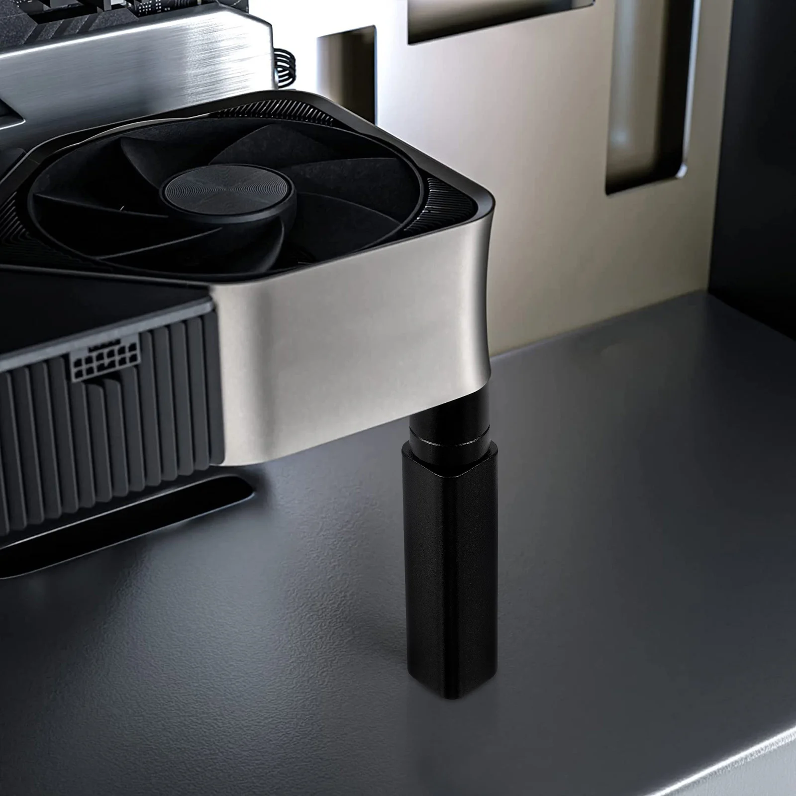 

Graphics Card GPU Brace Support Sleek Design Aluminum Alloy Bracket Prevents Sag Improve Cooling Performance Graphics Card Stand