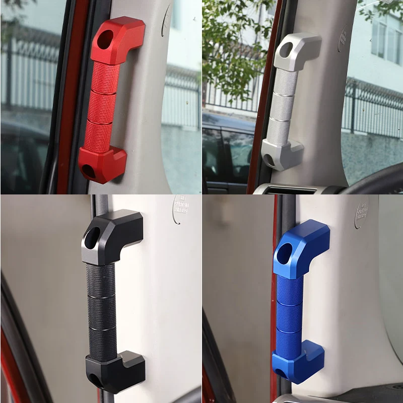 Front Grab Bar Grab Aluminum Alloy Car Front A-Pillar Handle For Toyota FJ Cruiser 2007-2021 Interior Modification Accessories