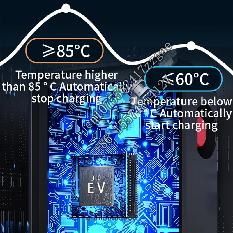 Pilha de carregamento do veículo com luz indicadora, AV personalizado tipo 1, energia nova