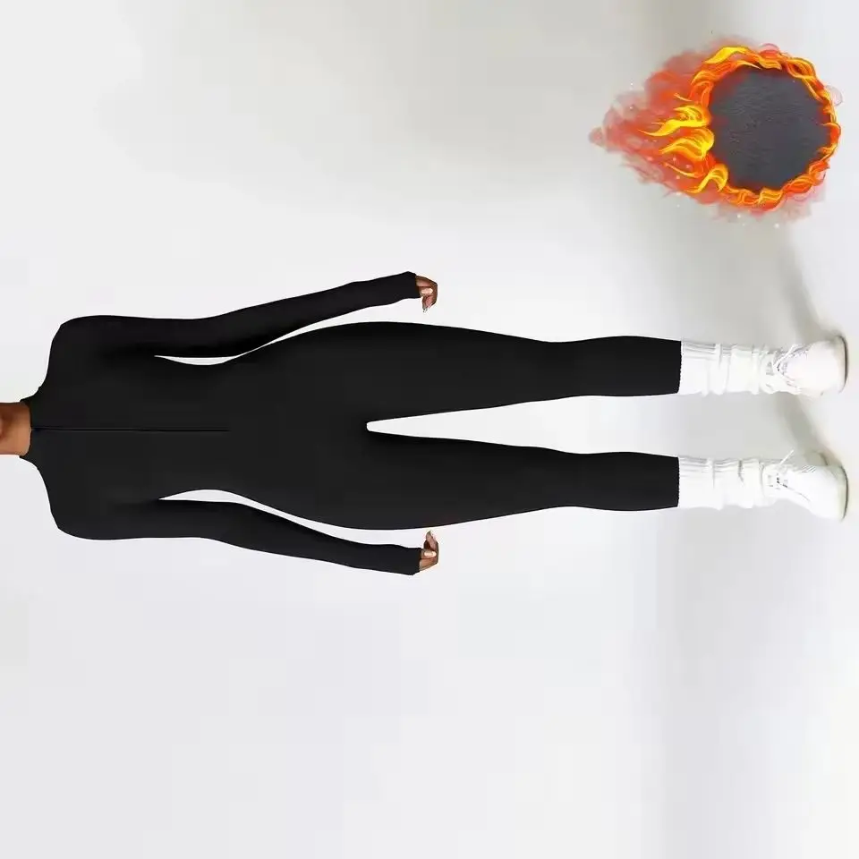 

Эластичные боди для тренировок, комбинезон на молнии с длинными рукавами, спортивная одежда для спортзала, женский комбинезон для йоги, женский спортивный комбинезон, комбинезоны для фитнеса