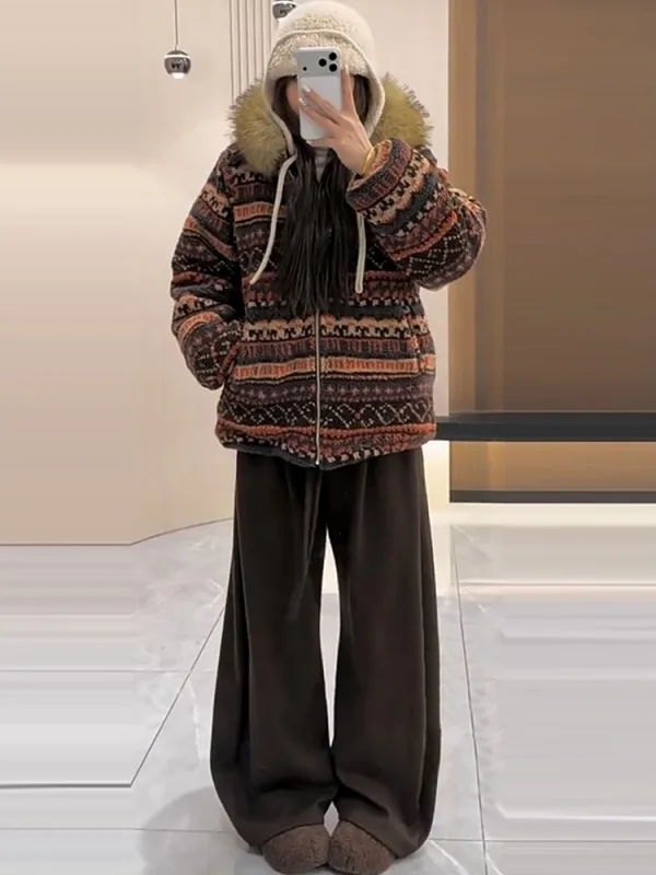 

Корейская свободная толстовка с капюшоном Jaet, модная женская толстовка, удобная теплая длинная цветная застежка-молния све