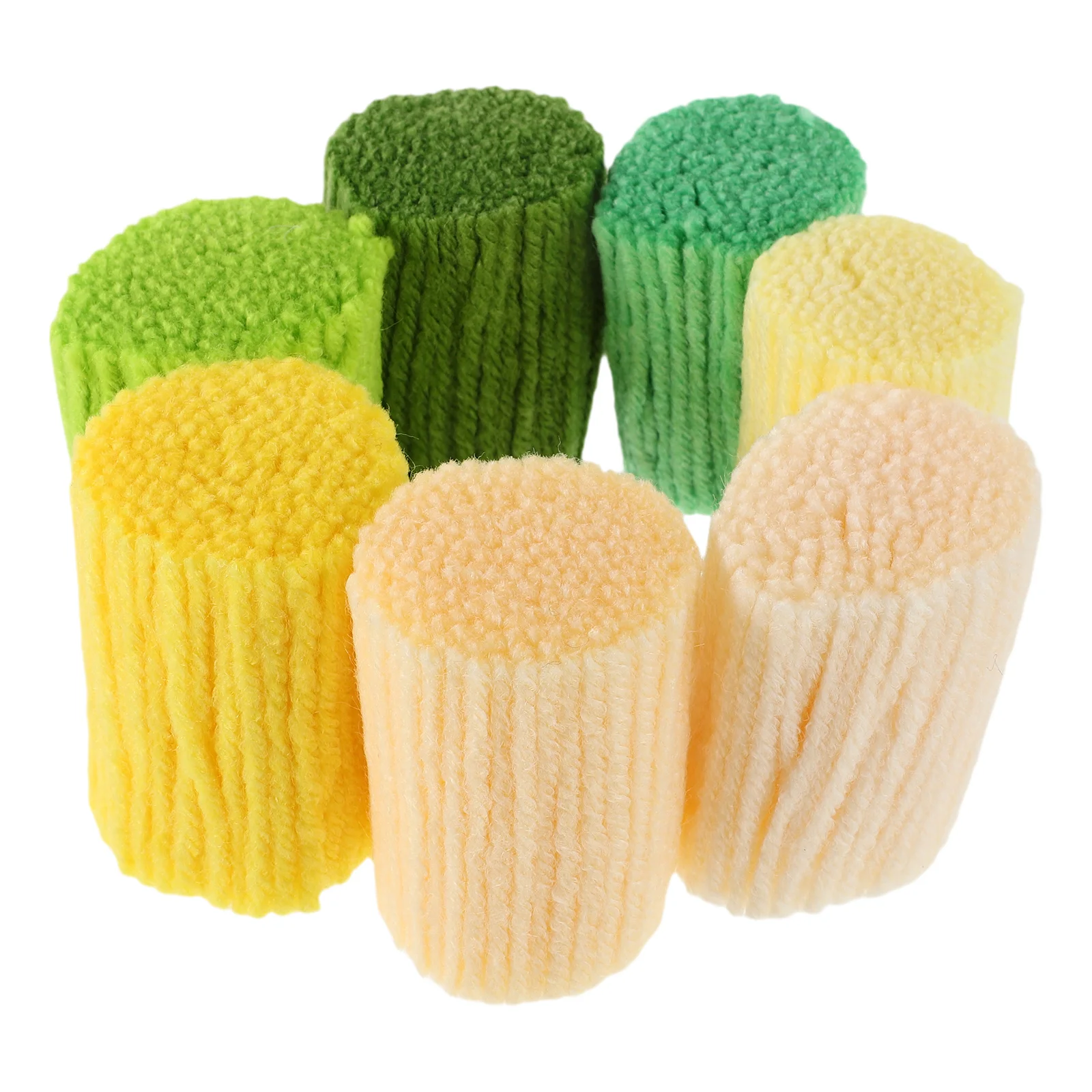 

7 Pcs Acrylic Yarn Latch Hook Hairball Crochet Tapestry Precut Carpet Embroidery Section DIY Rug Kit Soft Durable Versatile