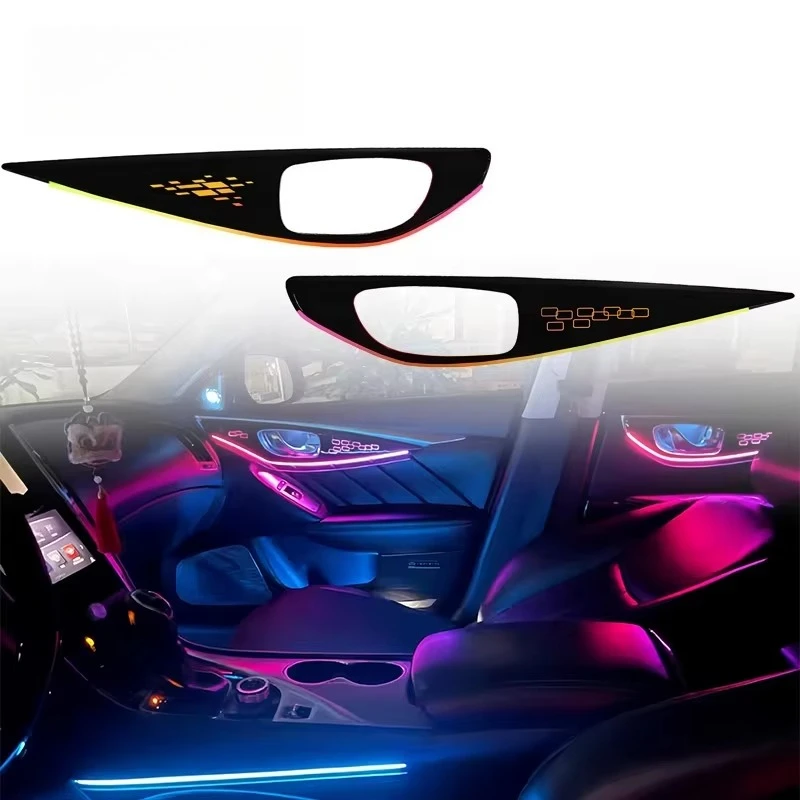 Car Interior Lighting for Infiniti Q50/Q50L 2013-2021 Automotive Interior LED 64-color Ambient rainbow Symphony Door Lights