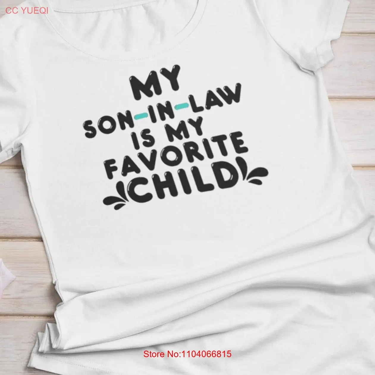 

Любимая детская футболка с юмором «Мой сын в закон» для вашей мамы, Рождества, Дня матери, с длинными или короткими рукавами на день рождения