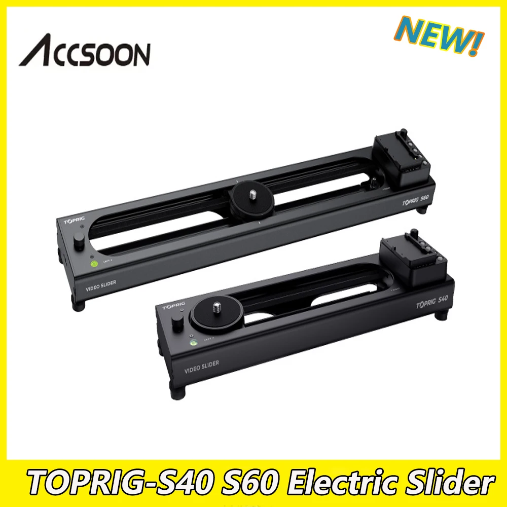 Accsoon TOPRIG-S40 S60 Motorized Slide Professional For SLR Camera Photography Video Track Rail App Control