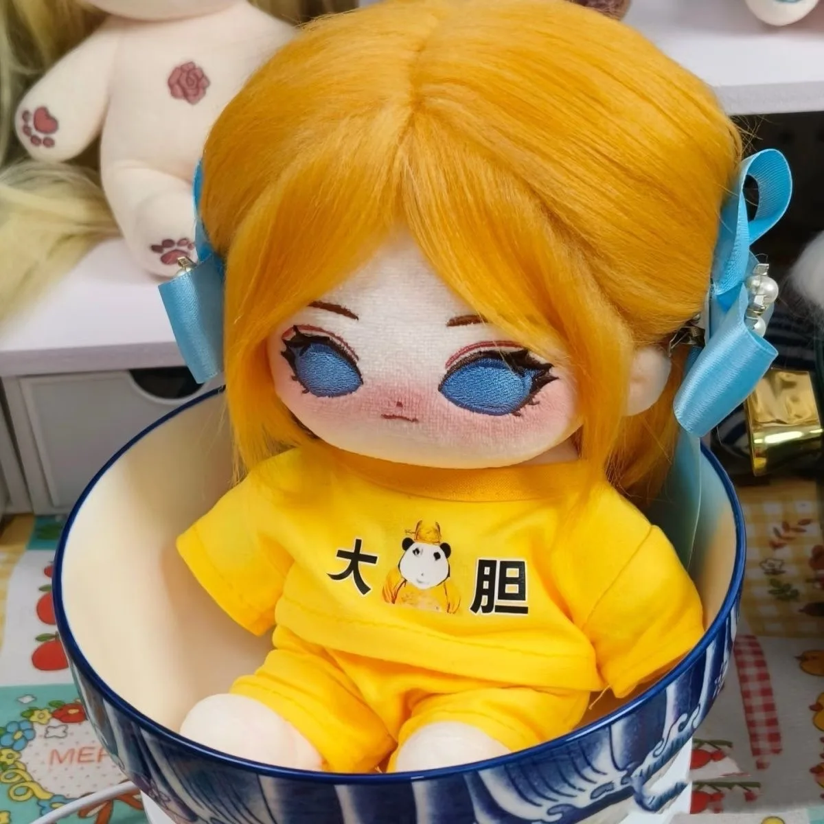 Оригинальный пятый индивидуальный скульптор, 20 см, хлопковая кукла Tongren, окружающие куклы для косплея, аниме, подарок