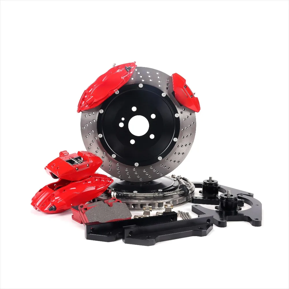 Professional brake caliper 4 caliper 18-19 inch wheel sport brake HP46 rear wheel middle four-piston dual caliper brake kit