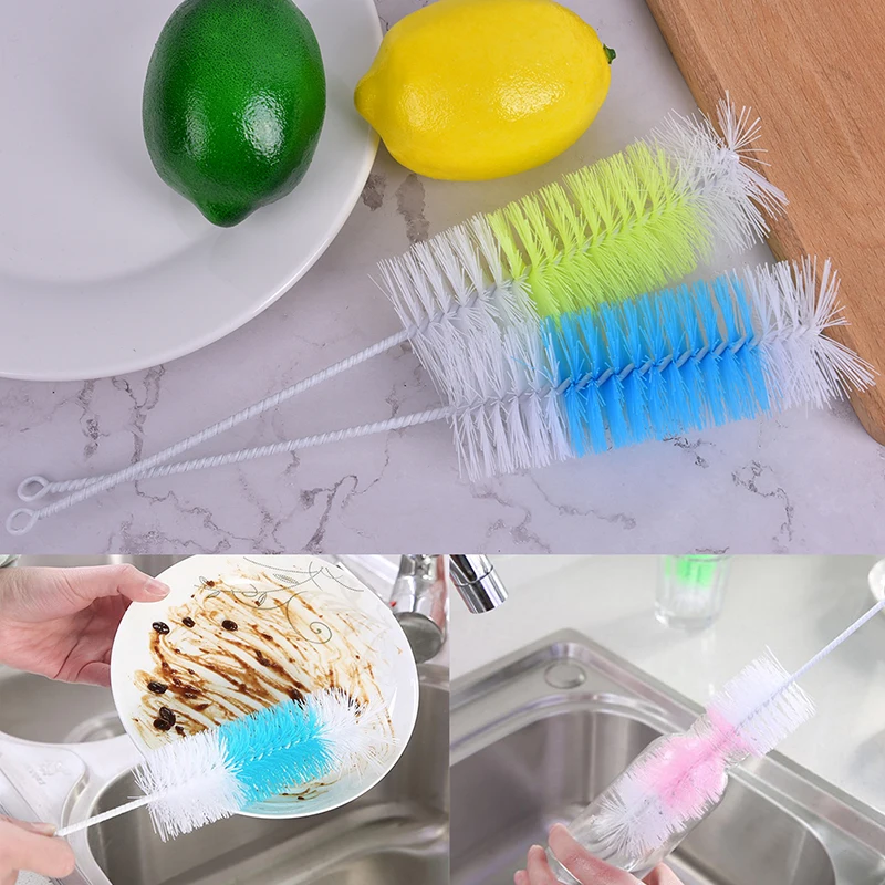 Bottle Brush Long Handle 360 Degree Rotation Bottle Cleaning Brush Washing Up Wash Water Cup Container Straw Cleaning Brush Set