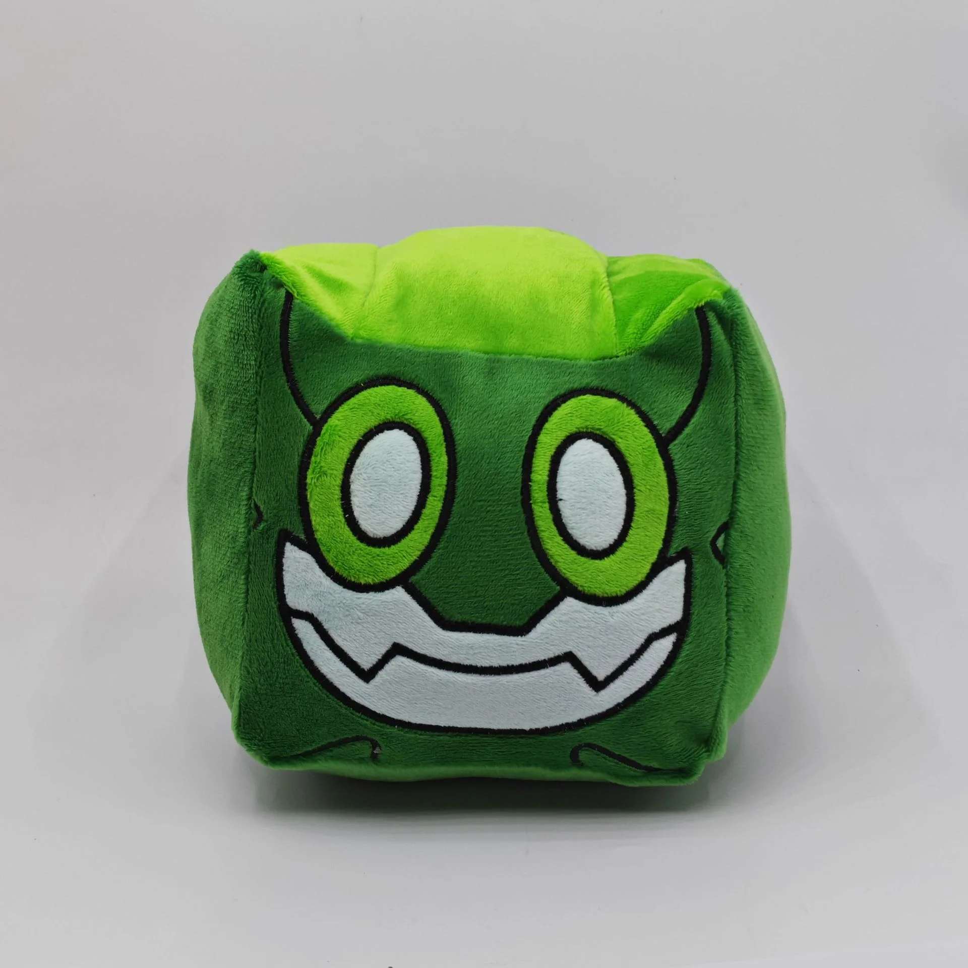 16cm Green Square Vortrox Plush Toy from Geometry Dash Soft Stuffed Doll for Home Sofa Decor Birthday Gift