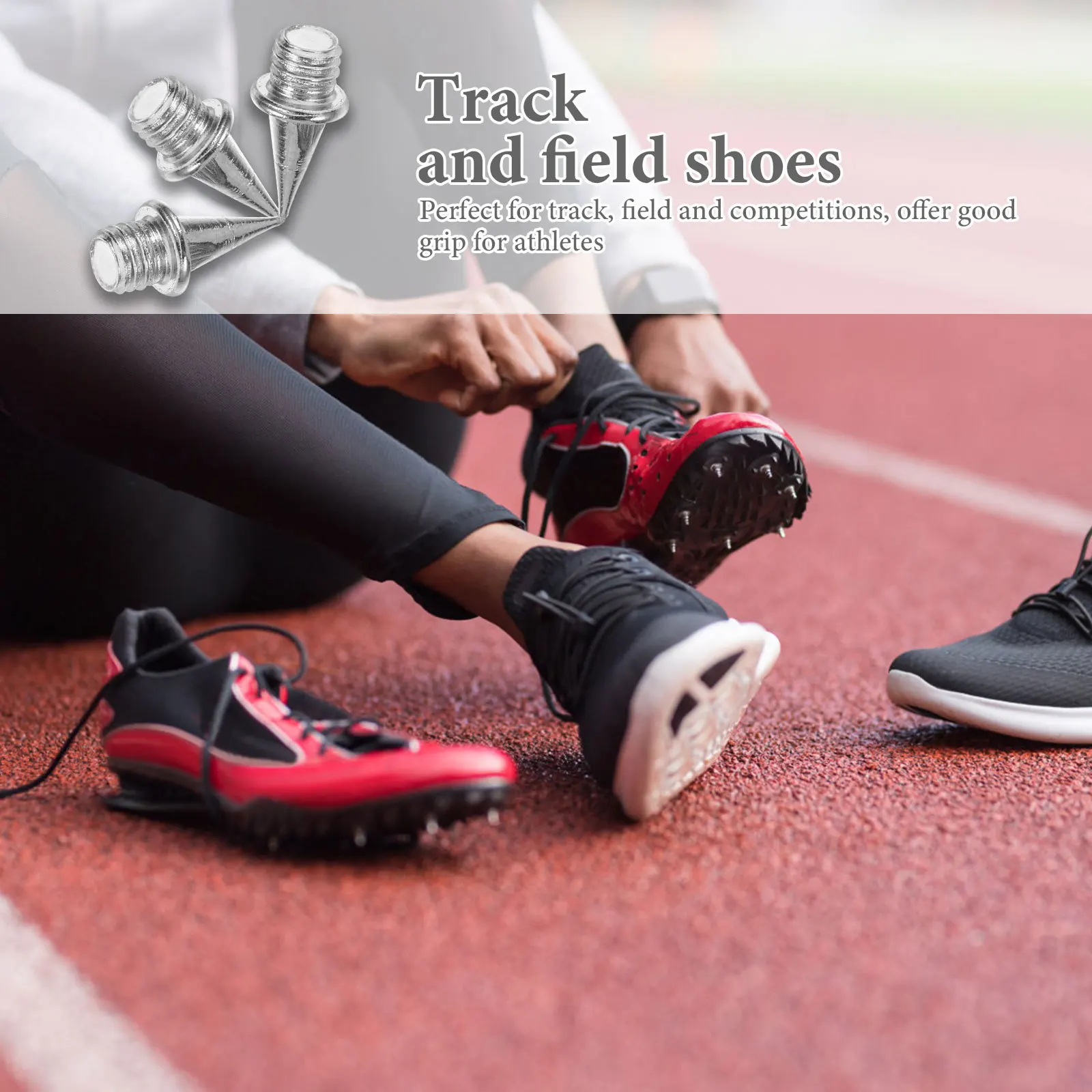 

110pcs Track Spikes Replacement Hard Steel Shoe Spikes For Running Long Jump Plastic Track Metal Golf Hiking Baseball Field