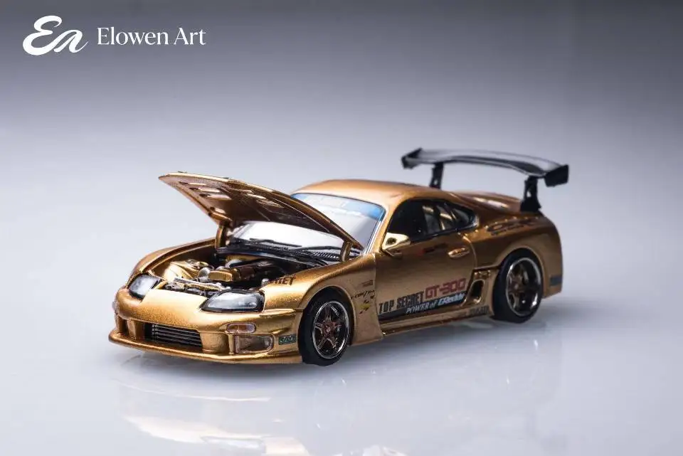 Pre order Elowen Art 1/64 top Secret A80 Supra MK4 GT300 Openable lid