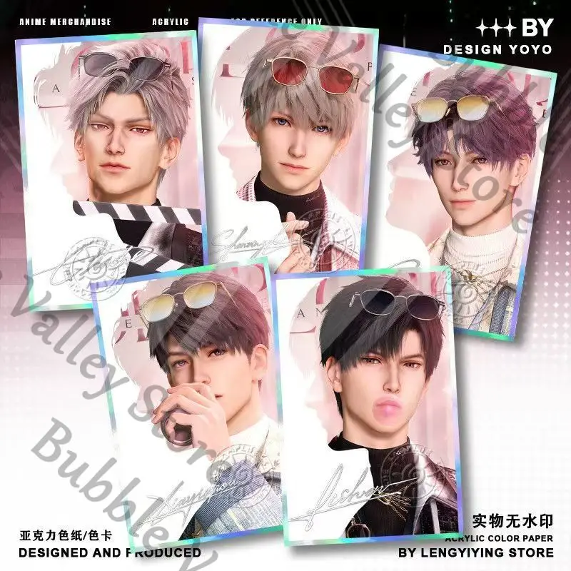 

Anime Love and Deepspace Sylus Caleb Rafayel Zayne Xavier Cosplay Acrylic Color Cardstock Cartoon ‌illustration Board‌ Gift