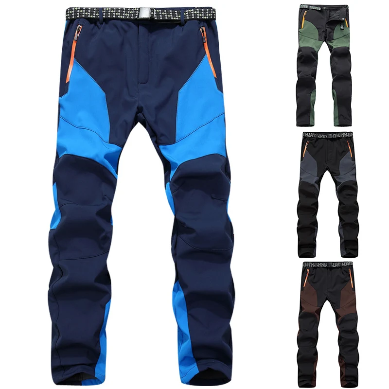 

Men's Outdoor Windproof Mountaineering Travel Breathable Sports Pants Hiking Pants Wear resistant Water Splash Camping Trousers
