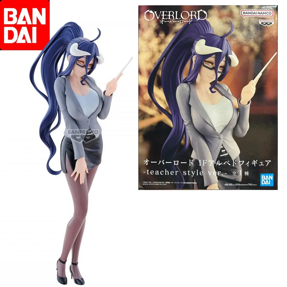 

Bandai Original OVERLORD IF Альбедо в стиле учителя вер. Аниме фигурки игрушки для мальчиков девочек дети подарки на день рождения модель