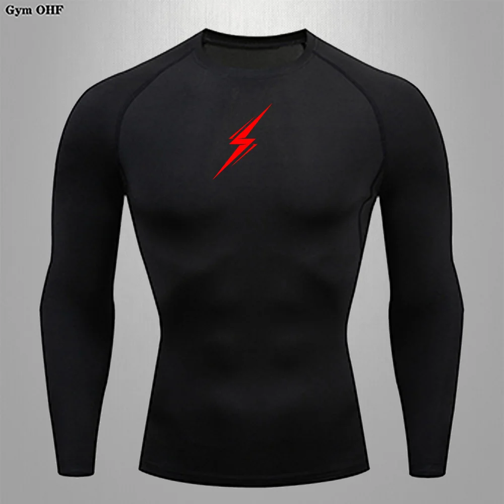 GYM Shirt Running Quick-drying Gym Fitness Compression T Shirts Breathable Tight Fitting High Quality Tee Jogging Sportswear Top