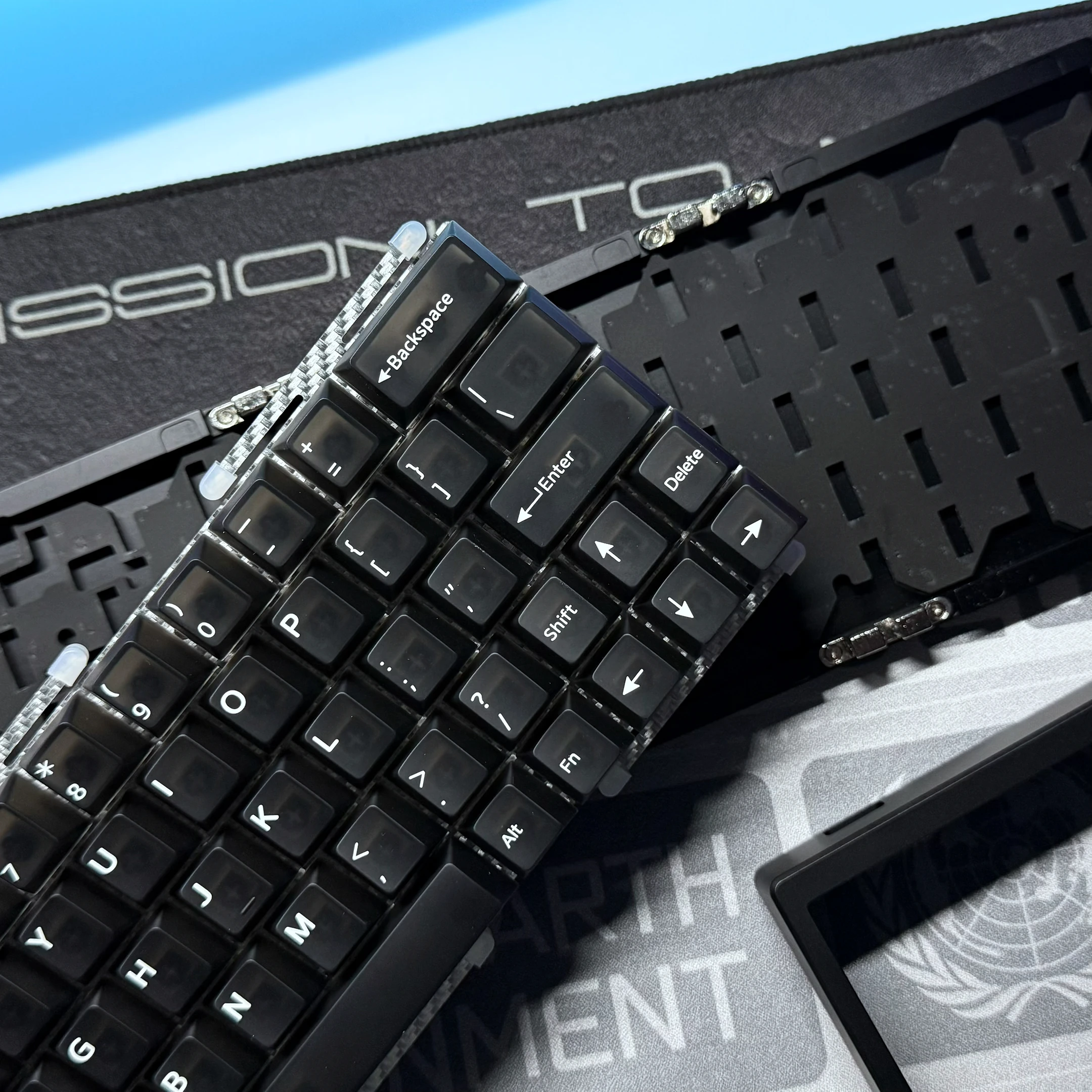 Everglide SU66 Magnetic Keyboard PCB 0.001 RT Total 174 RGB Leds