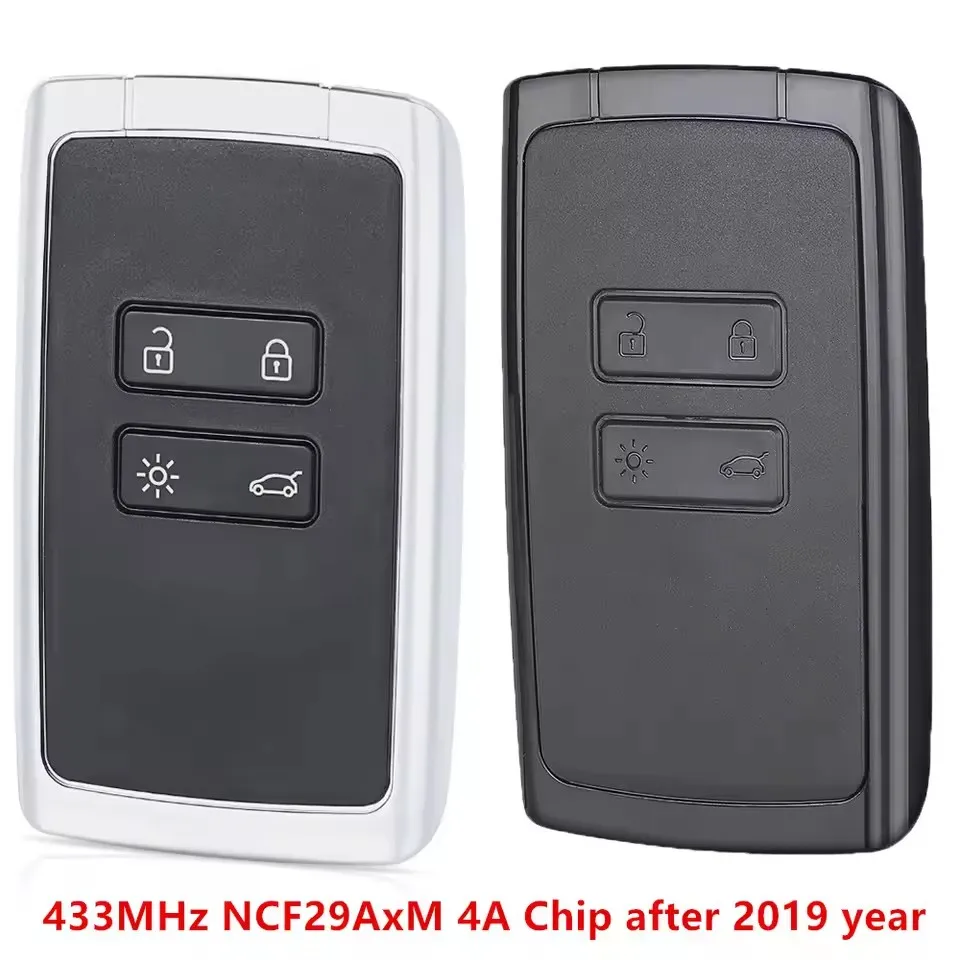 KEYECU Ersatz-Schlüsselkarte für schlüssellosen Zugang, 433 MHz, NCF29AxM, für Renault Espace 5, Clio 5 Capture | | Megan E-Tech Arkana Talisman – Detail 2