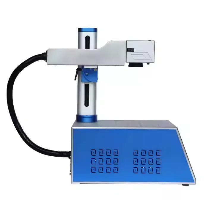 Desktop Small Mini Fiber Laser Marking and Engraving Machine 20w 30w 50w Laser Engraver for plastic gold silver metal