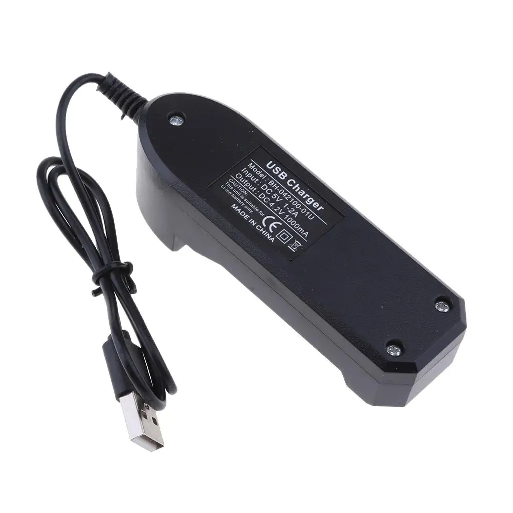 Battery Charger for 18650 Lithium Rechargeable Batteries and