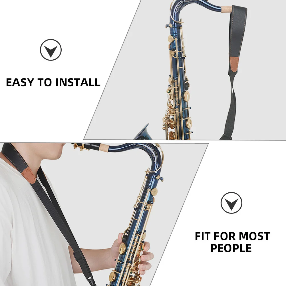 

Saxophone Strap Adjustable Tenor Neck Harness Accessory for Alto Accessories Shoulder Straps