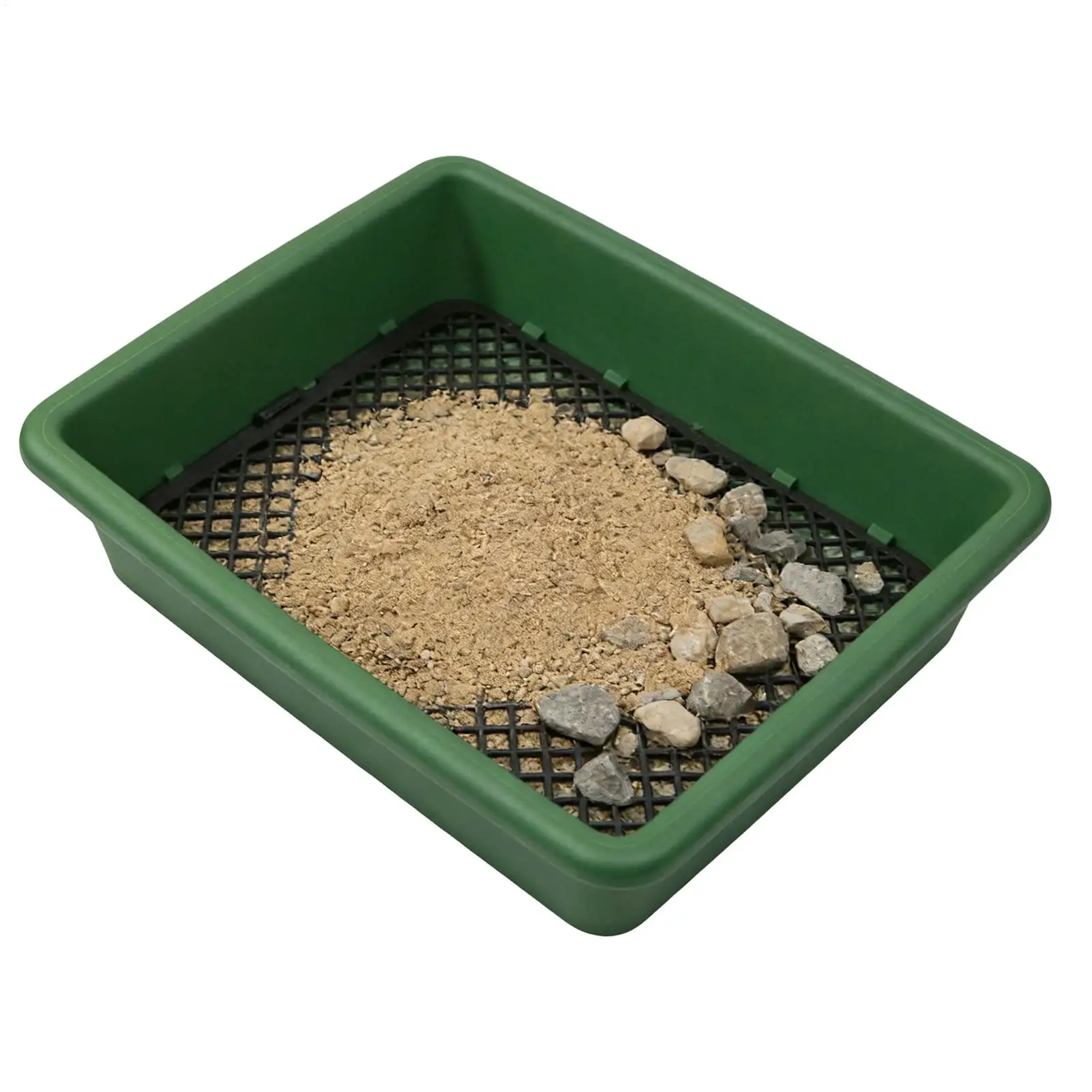 Rock Sifter Rustproof Pellet Sifter Mesh Screen Gold Panning Tools For Prospecting Mining Gardening Potted Plants Soil Dirt Rock