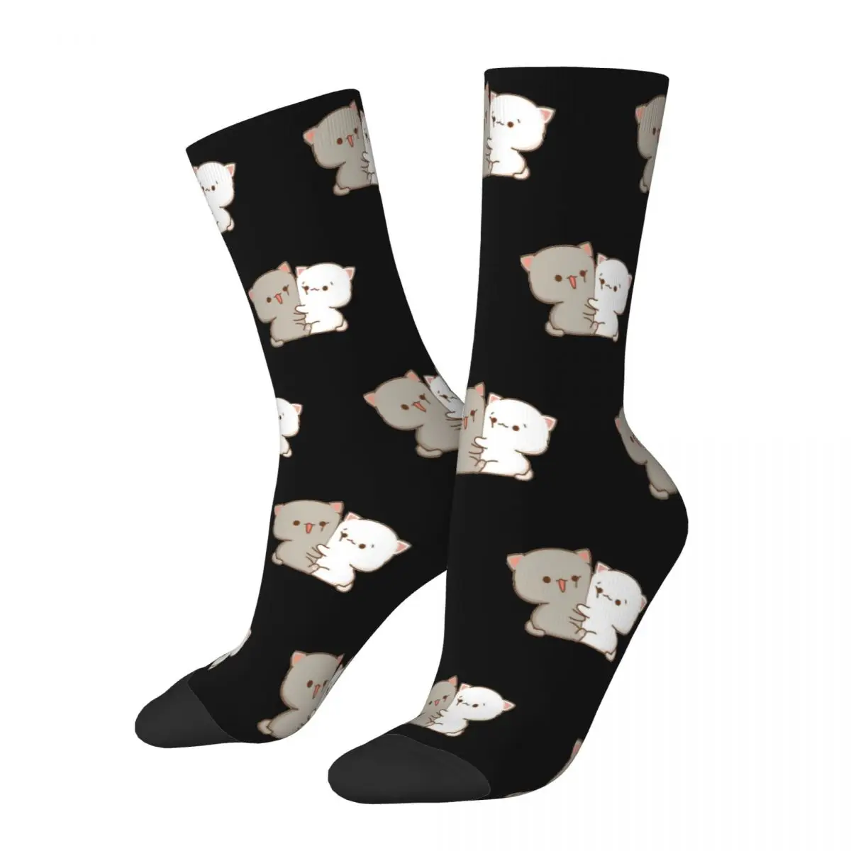 Milk Mocha Cute Socks Gothic Stockings Men's High Quality Climbing Socks Spring Graphic Non-Slip Socks