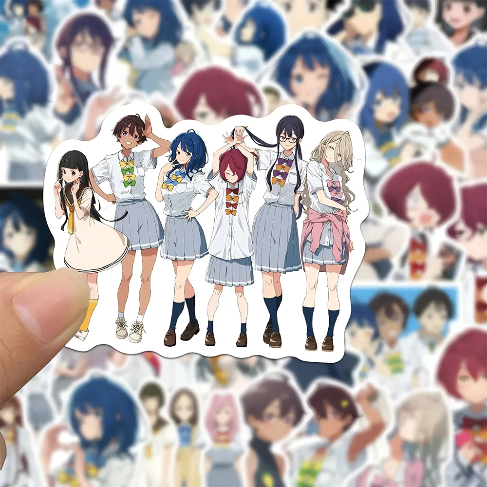 10/30/50pcs Anime Too Many Losing Heroines Stickers Yanami Anna Cartoon Decals Luggage Guitar Phone Bike Sticker Decoration Gift