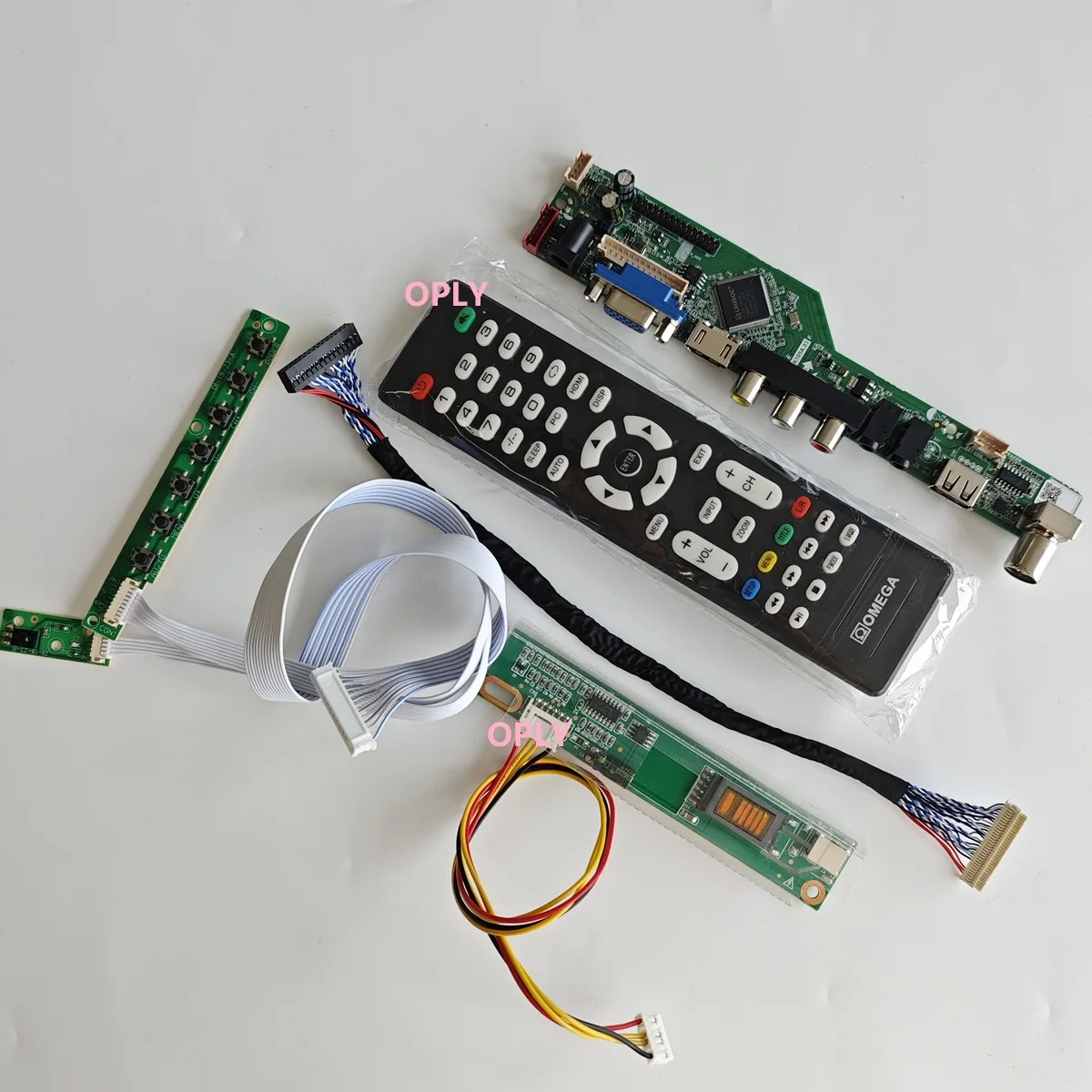 TV AV card Controller Board for LP154W01 1280*800 15.4 inch HDMI-comaptible cable USB LCD LED VGA 1 CCFL lamps AUDIO panel DIY
