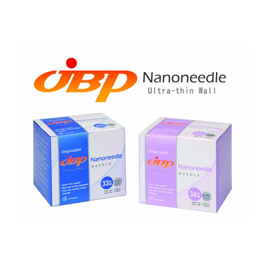 20 pcs Japan JBP Nanoneedle 34G/33Ultra-thin Wall 4mm meso needle Hot Selling Needle For Filler