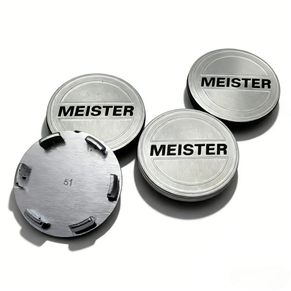 4pcs JDM W Work MEISTER Racing Logo Emblem Car Wheel Center Caps 51MM 46MM Wheels Hub Cap Rim Hubcaps Dust Cover Car Accessories