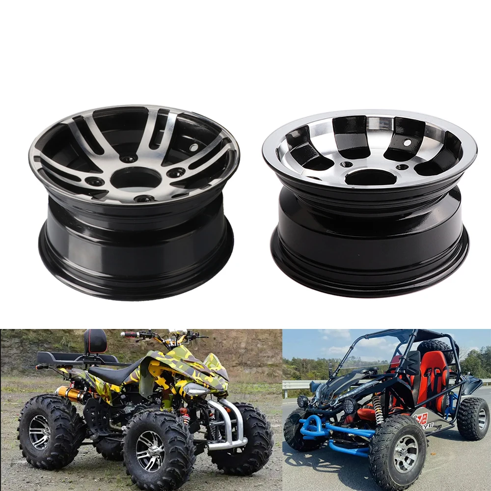 

10x5 10x7 10-inch Aluminum Alloy Front or Rear Wheels Hub Rim For ATV Go-karts Buggy Quad Dirt Bike 22/20X10-10 23/21X7-10 Tires