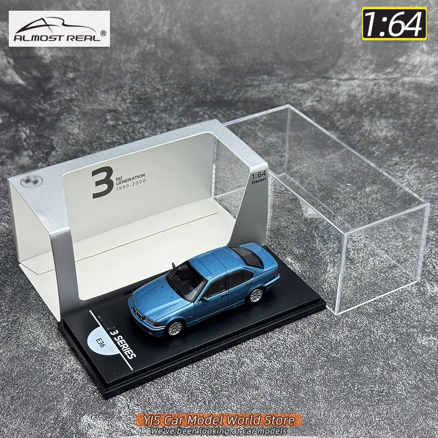 Almost Real AR BOX 1:64 50 Years 7 GENERATIONS 3 Series E21 E30 E36 E46 E90 F30 G20 I3 G28  Car Model Static Display Collection