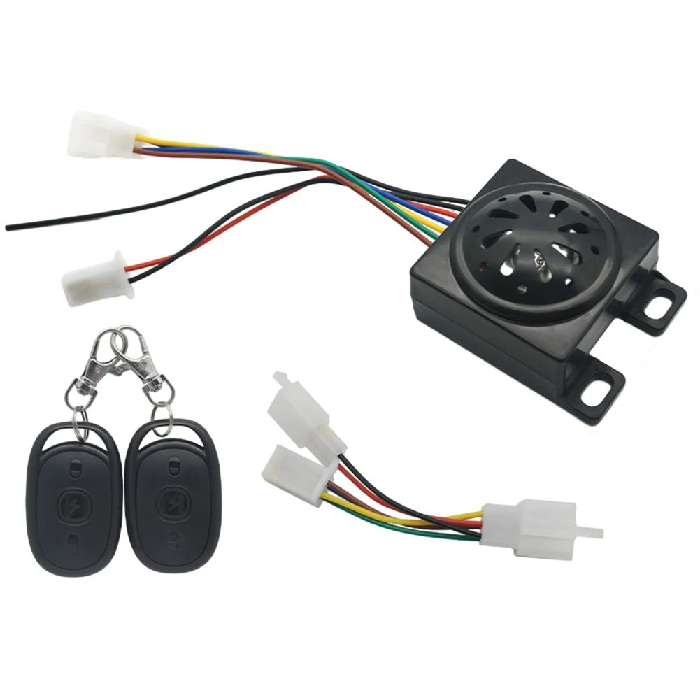 Practical Alarm System Electric Vehicle Alarm Volume 120db Conversion Line Converters Special Waterproof Design