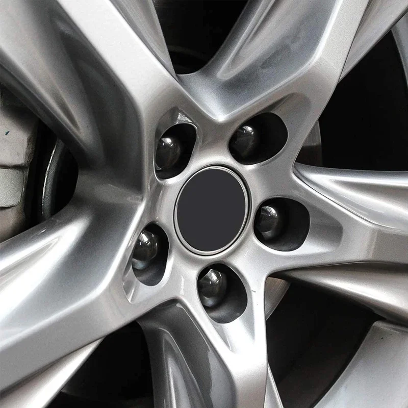 RIDELF Auto Wielmoer Covers Caps, voor Fiesta Focus Mondeo KUGA Escape Band Hub Schroef Moer Wielmoer Bout Caps Kit Hub Stofdicht Accessoires,21mm-5/Silver