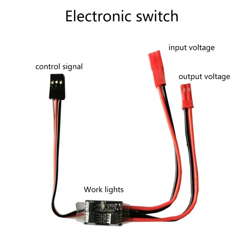 2/20/30A High Current Remote Control Electronic Switch 3.7-27V 3-30V 3-5V Aerial Model Plant Protection RC Drone Water Pump PWM