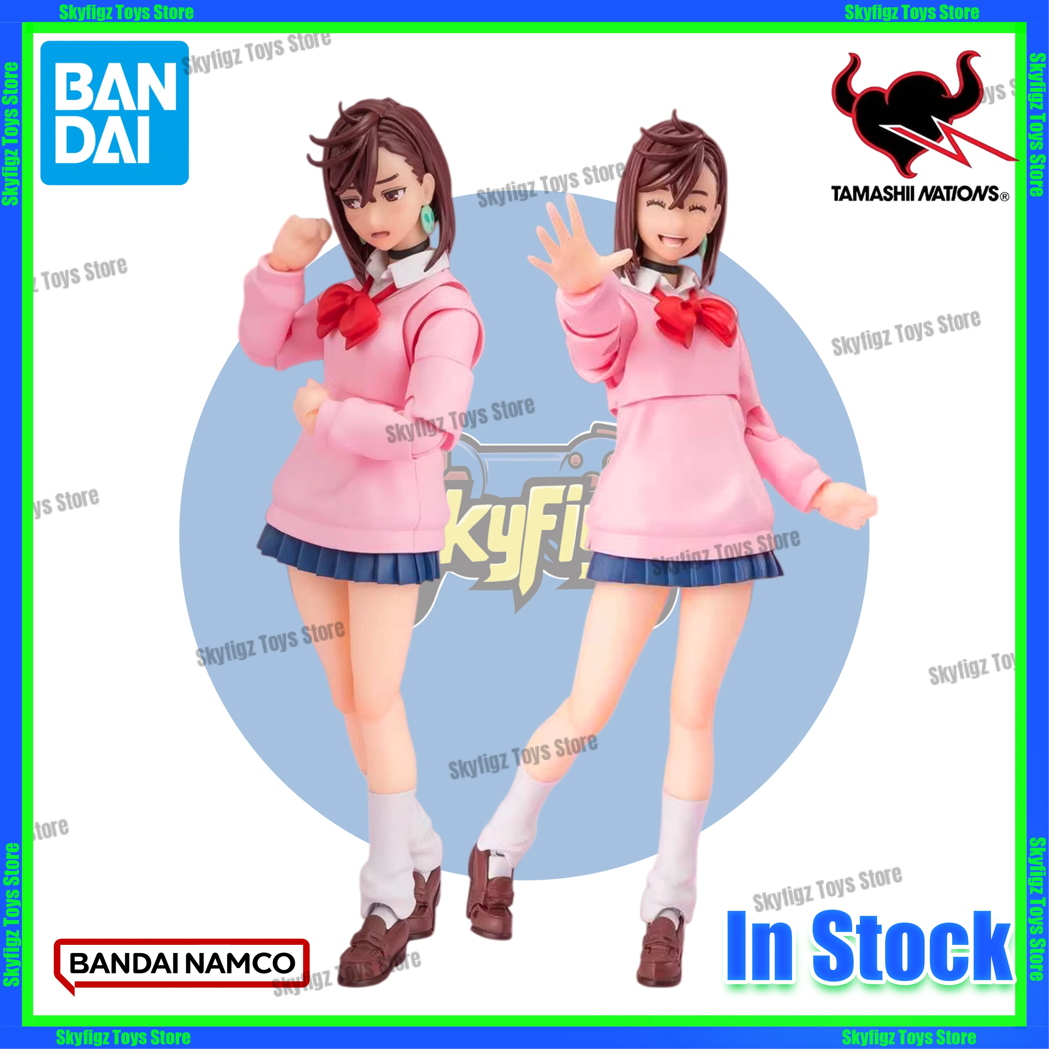 

В наличии Deluxe House Bandai SHF Ayase Momo Сверхъестественное оружие Dang Da Dang Dare Party Momo фигурка коллекция подарок