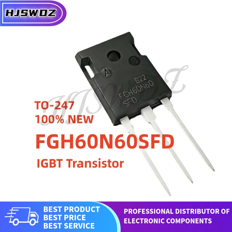 5PCS-20PCS FGH60N60SFD FGH60N60 SFD TO-247 IGBT tube for Commonly Welding Machine 100% New In Stock