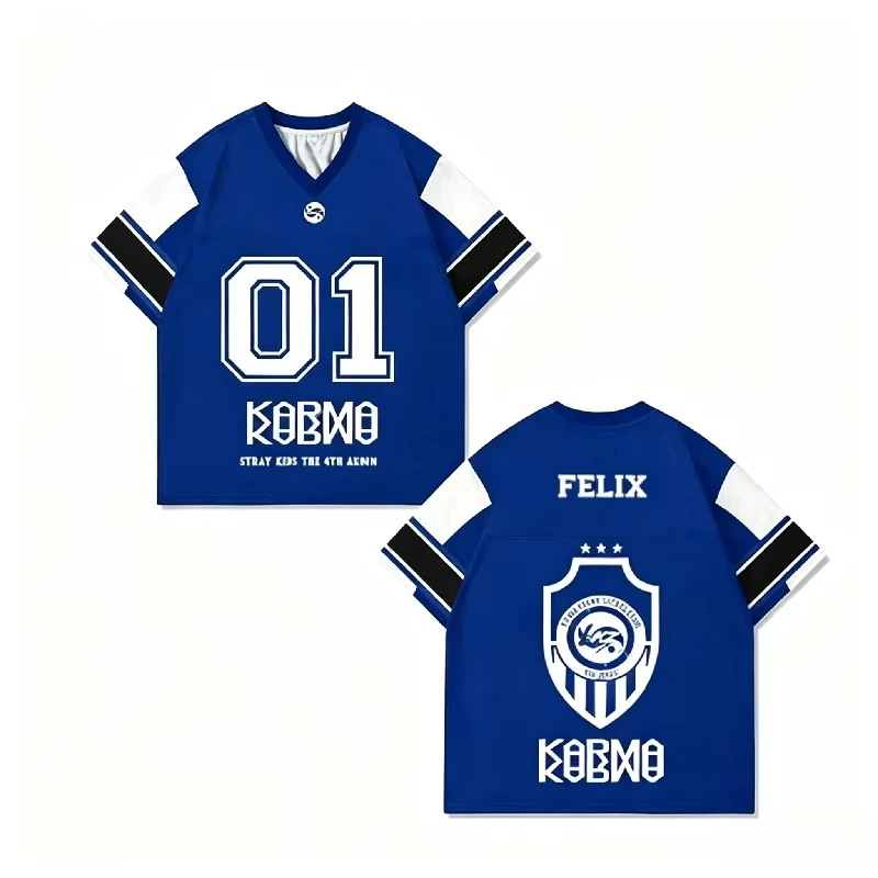 Summer Fashion Karma Album Unisex Sports Jersey Breathable Streetwear Felix Short Sleeved T-Shirt Fan Men Women Family Kids Tees