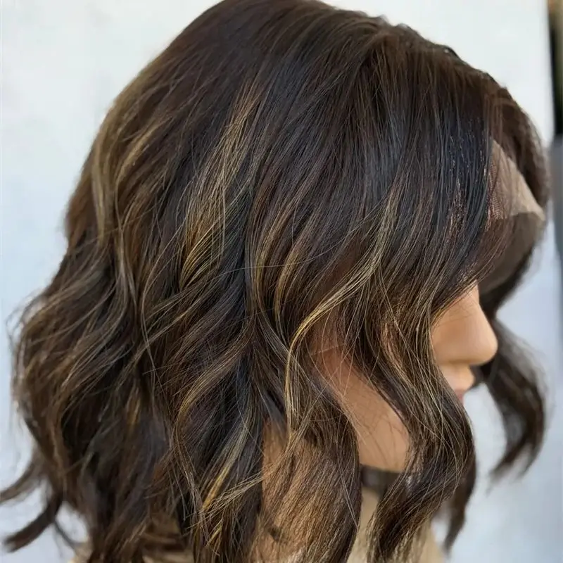 ombre-brown-brunette-eaze-cap-beginner-wig-synthetic-hd-lace-front-wigs-beautiful-woman-wig-short-wave-bob-cosplay-daily-party
