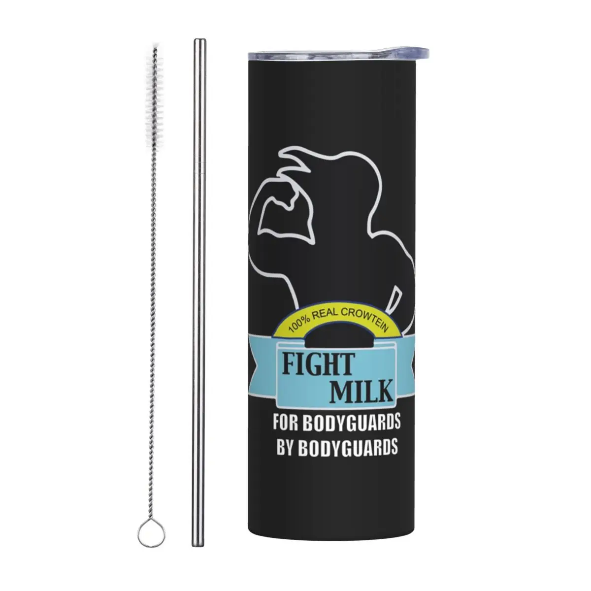 Fight Milk Its Always Sunny Stainless Steel Tumbler Vacuum Insulated Mugs Thermal Cold Bottle Straws With Lid 20oz