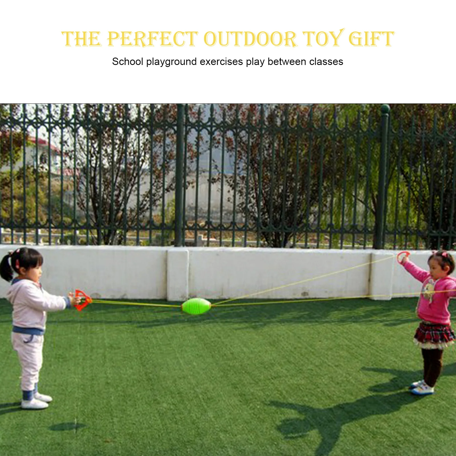 2 قطعة كرات سحب يدوية مزدوجة التعاون التفاعلي كرات وامضة رياض الأطفال الوالدين والطفل في الهواء الطلق #6